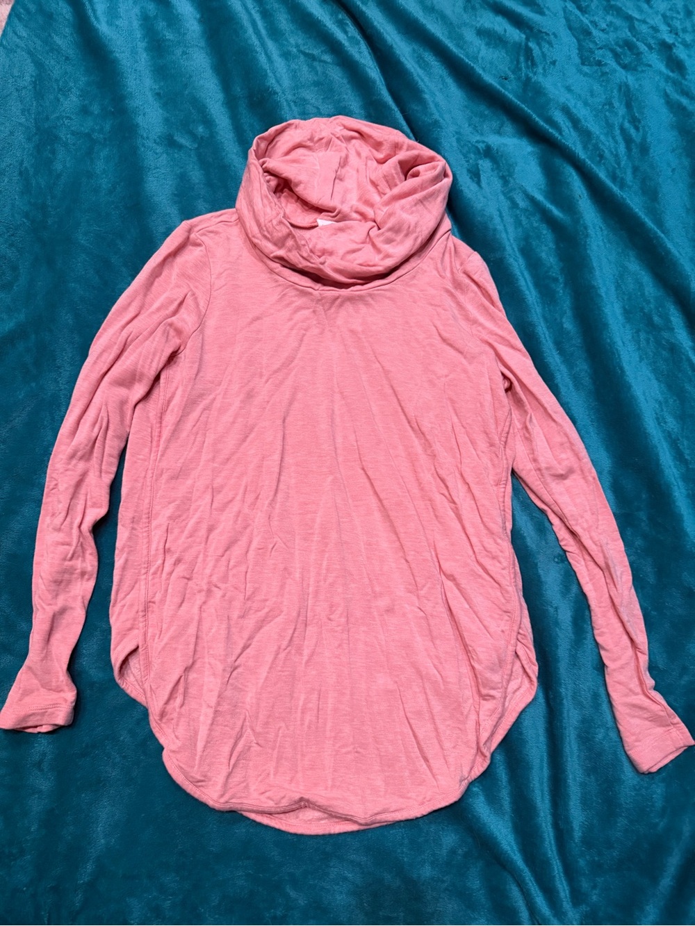 LOFT Pink Cowl Neck Lightweight Sweater